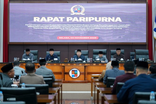 
					DPRD Kota Bogor Menggelar Rapat Paripurna Membahas Rancangan KUA-PPAS Bersama Pemkot