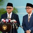 Menhaj Mochamad Irfan Yusuf dan Wamenhaj Dahnil Anzar Simanjuntak menyampaikan keterangan pers seusai mengikuti ratas yang dipimpin Presiden Prabowo Subianto di kompleks Istana Kepresidenan, Jakarta, Senin (28/9/2026). Source Photo: BPMI Setpres